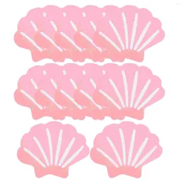 Bath Mats 12 Pcs Shell Sticker Bathtub Anti-slip Ballon Shower Anti-skid Strip Sea Decor Ocean Non-skid Stickers For Indoor Decorate