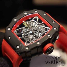 designer mens watch movement automatic luxury Luxury Mechanics Wrist Wine barrel Mil high quality