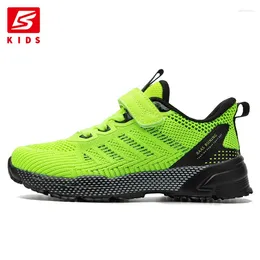 Casual Shoes Baasploa Children Running Lightweight Sport Non-slip Sneakers Breathable Mesh Kids Walking Tenis For Boys