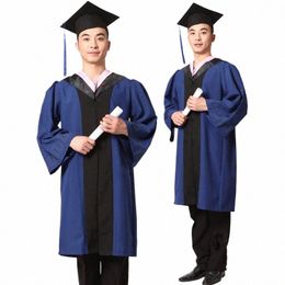 master's Degree Gown Bachelor Costume And Cap University Graduates Clothing Academic Gown College Graduati Clothing & Apparel L9eT#
