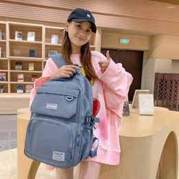 Backpack High Quality Fashionable Casual Large Capacity Versatile Solid Colour Travel Youth Student
