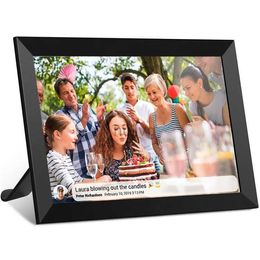 Digital Photo Frames 2022 new design wide view high resolution touch screen wifi digital photo picture video frame 16G storage share any time 24329