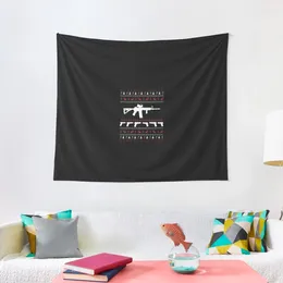 Tapestries Funny Gun Ugly Christmas Sweaters Tapestry Hanging Wall Wallpaper Bedroom Home Decorations Aesthetic