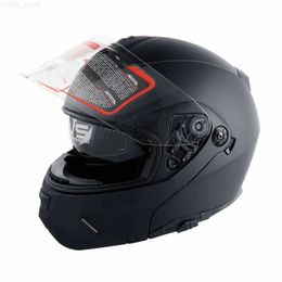 Motorcycle Helmets Unisex motorcycle DOT double wall full face motorcycle street helmet casco moto M L XL XXLL204