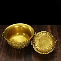 Bowls Copper Cornucopia Office Treasure Bowl Vintage Desktop Party Layout Prop Decoration Ornament