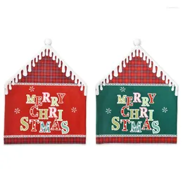 Chair Covers Christmas Decoration English Letter Set Home Jewellery Gift Supplies