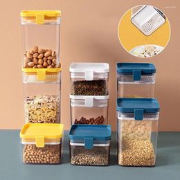 Storage Bottles NUBECOM Multifunction Containers Grains Nuts Food Container Jar For Spices Sealed Box Fresh-keeping Can Kitchen