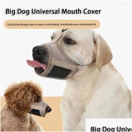 Dog Apparel Sweethome Muzzle For Small Medium Large Dogs Adjustable Breathable Soft Mesh Mouth Er Training Grooming Drop Delivery Ho Dhpkr