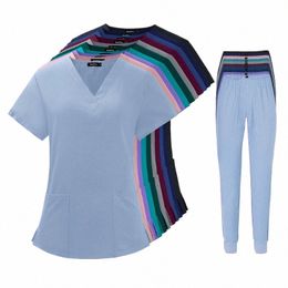 stylish Medical Work Uniform Set for Doctors and Nurses in Beauty Sal Pet Hospital Dental Clinic and Operating Room k0LD#