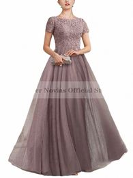 lg Dusk Mother of the Bride Dres with Sleeve Vestido Invitada Boda vestidos de fiesta elegantes para mujer 2023 q6Ix#