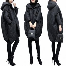 coco-type Cott Clothes Female 2022 New Winter Medium And Lg Jacket Temperament WomenPU Leather Cloak Coat Thickened Warm F8Bl#