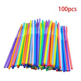 Drinking Straws Extra Long Flexible Birthday Party Wedding Supply