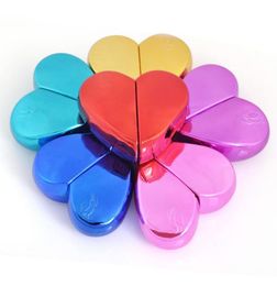 25ml Heart Shaped Metal Perfume Bottles with Spray Refillable Empty Perfume Atomizer Travel Portable Spray Bottle 6 Colors VT02895160755