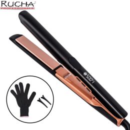 Irons Plasma Hair Flat Iron 500F Hair Straightener Keratin Treatment for Frizzy Hair Recovers the Damaged Hair Irons