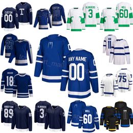 Woman Youth Man 2024 Alternate Hockey 11 Max Domi Jerseys 60 Joseph Woll 23 Matthew Knies 89 Nicholas Robertson 3 John Klingberg 18 Noah Gregor 75 Ryan Reaves Team