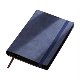 Spoons A5 Thick Blue Diary Notebook 320 Pages Leather Student Stationery Office Supplies For Writing And Recording