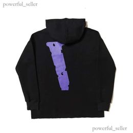 Mens Big V Hoodie Fashion Vlon Sweatshirts Men Women Hoodies Quality Hooded Clue Orange Purple Street Asian Desinger Men's Large Size Hoodies Autumn Winter 445