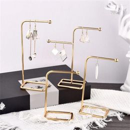Hooks Jewelry Organizer Wooden Rack Bracelet Earring Holder Display Decoration Stand Support Small