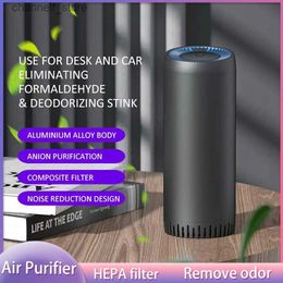 Air Purifiers Youpin Air Purifier Home HEPA Philtre Remove Smoke Odour Formaldehyde Negative Ion Generator Protable Car Air Cleaner NewY240329