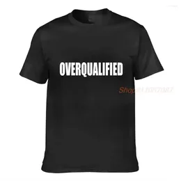 Women's T Shirts Men Overqualified Cool Cools Entrepreneur Graphic Business Shirt Women Tops Tees Female Casual T-shirts