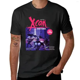 Men's Tank Tops XCOM UFO Defence Japanese Ver. T-Shirt Custom T Shirts Black Shirt Anime Men