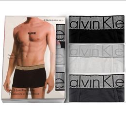 Designer Boxers 3pcs/lot Men Underwear boxers for Underpants Boxer Organic Cotton Shorts Cottons Male Modal Sexy Breathable Comfortable Luxury Designers