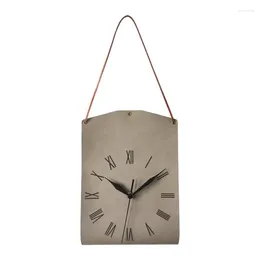 Wall Clocks Handbag Shape Clock For Home Modern Small Battery Operated Elderly Mounted Decor