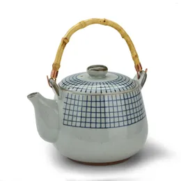 Teaware Sets Simple Creative Ceramic El Line Pot Cool Kettle Coarse Pottery Teapot Home Restaurant Big Capacity