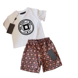 Baby Designer Brand Kids Clothing Sets Classic Brand Clothes Suits Childrens Summer Short Sleeve Letter Lettered Shorts Fashion 100 78 ed s