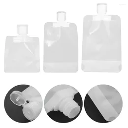 Storage Bottles 24 Pcs Clear Makeup Bag Packing Travel Lotion Holder Filling Cosmetics Dispenser White Portable Squeeze