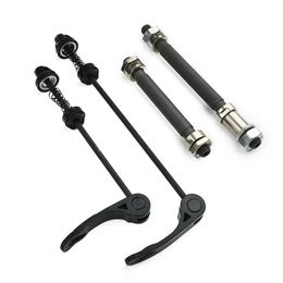 Bike Groupsets Mtb Bicycle Wheel Hub Axle Front Rear Hollow With Quick Release Lever Steel Mountain Cycling Repair Tool P230612 Drop D Dh4Bt