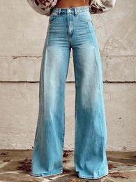 Women's Jeans Trendy Wash Blue Pants Basic Versatile Fashionable And Comfortable Selling