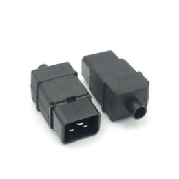 Universal 250V 16A Standard IEC320 C20 C19 AC Electrical Power Cable Cord Connector PDU Removable socket plug
