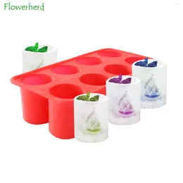 Baking Tools Silicone 8-hole Ice Tray Small Wine Glass Mold Chocolate Cup Creative Snack Accessories