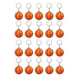 Bowls 20 Pack Basketball Ball Keychains For Party Favours Stress School Carnival Reward Sports Centrepiece