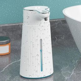 Liquid Soap Dispenser Hand Automatic Sensor Bottle Touchless Bathroom Sports Dispener White