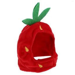 Dog Apparel 1Pc Small And Medium-sized Cat Hat Decorative Costume Hats Strawberry