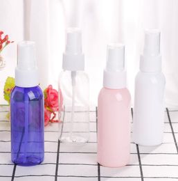 50ml Sanitizer Spray Bottle Empty Hand Wash bottles Emulsion PET Plastic Mist Sprayer Pump Containers for Alcohol8983468