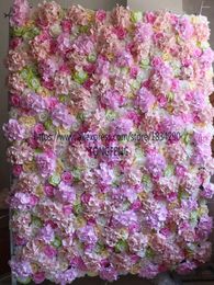 Decorative Flowers Artificial Silk Rose Flower Wall Wedding Backdrop Decoration Runner Arch Flowe 10pcs/lot TONGFENG