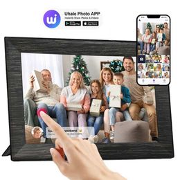 Digital Photo Frames Acrylic Digital Photo Frame 10.1 Inch Smart WiFi 1280x800 IPS LCD Touch Screen Built in 32GB Memory Good Gift Sharing via APP 24329