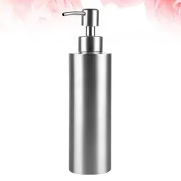 Liquid Soap Dispenser Stainless Steel Lotion Bottles Storage Empty Squeeze Handwashing Fluid