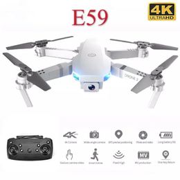 Aerial Photography Drone E59 Foldable Four Axis High-definition Aircraft Pressure Fixed Altitude Remote-controlled Aircraft