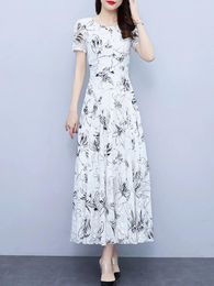 Party Dresses Womens Clothing Beach Casual Long Dress 2024 Summer White Luxury Evening Fashion Elegant Bodycon Chiffon Midi