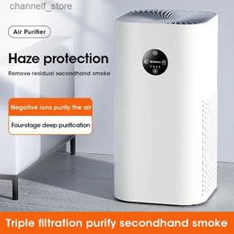 Air Purifiers Air Purifier True H13 HEPA and Carbon Filters Efficient Purifying Air Cleaner Aroma Diffuser for Home OfficeY240329