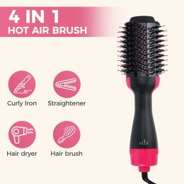 Brushes Hair Dryer Brush Blow Dryer Brush in One 4 in 1 Hair Dryer & Styler Volumizer with Negative Ion Hot Air Brush Hair Straightener