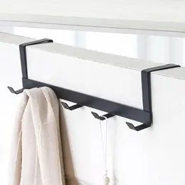 Hooks Wrought Iron Door Practical Hat Clothes Wall Hook 5 Coat Towel Hanger Rack For Back Kitchen Bathroom Organizer