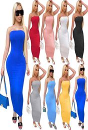 Women Designers Clothes 2021 white casual woman halter dresses models for tight bra high elastic dress fashions maxi beach floral 9214894