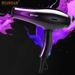 Hair Dryers Professional Hair Dryer Strong Power Barber Salon Styling Tool Hot/Cold Air Blow Dryer For Salons And HouseholdLadies Hair Dryer 240329