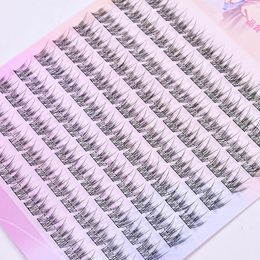 False Eyelashes Eyelash Clusters Extension Premium Mink Individual Fishtail Natural 3D DIY Eye Lashes Wholesale Makeup Cluster