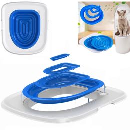 Boxes Reusable Plastic Toilet Training Kit for Pets, Toilet Trainer, Toilet Training Products, Litter Cleaning Tray Mat